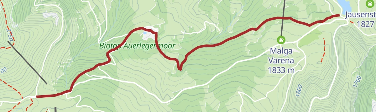 Route map: Base line